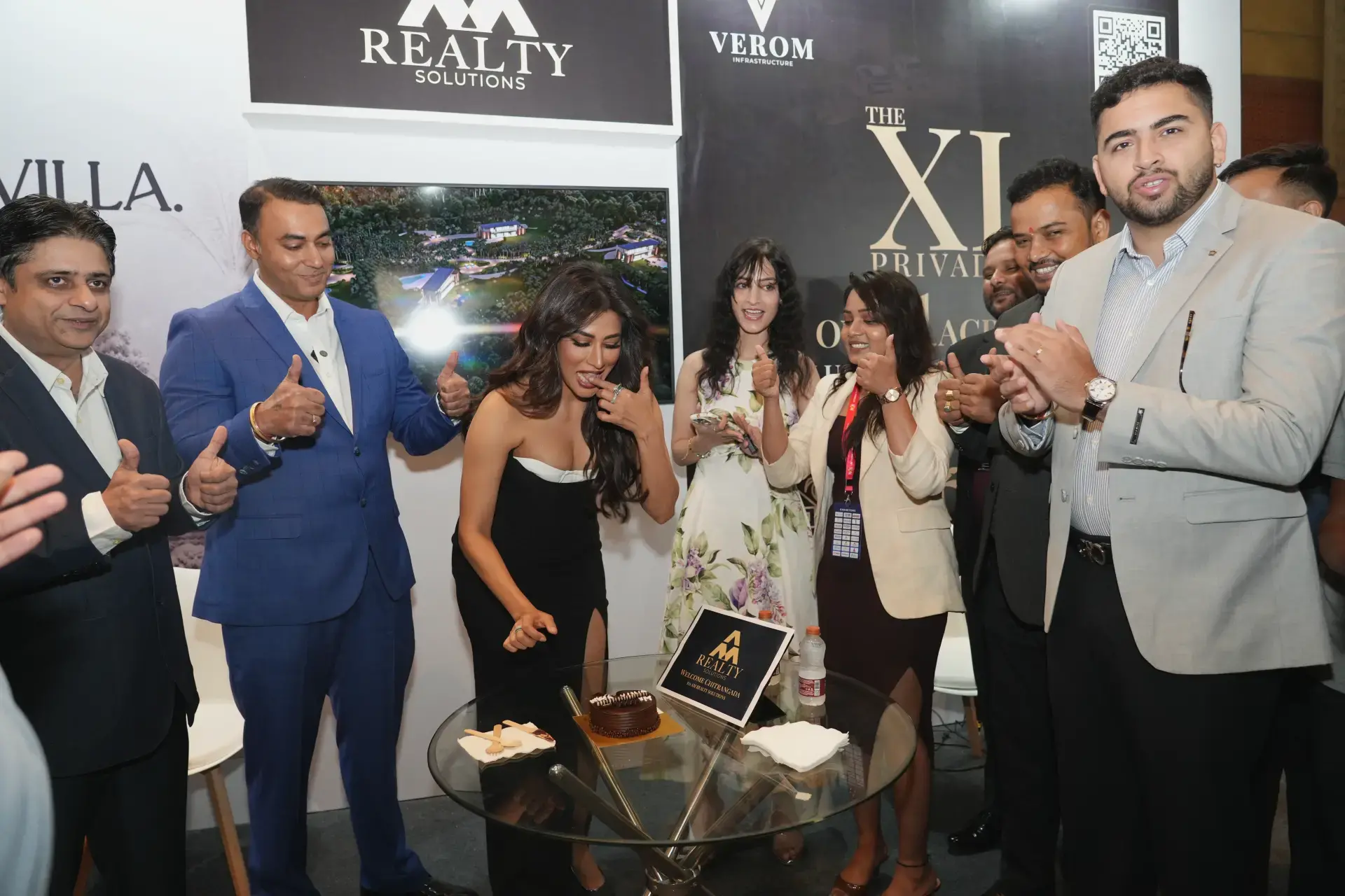 A Memorable Cake-Cutting Moment with Chitrangada Singh