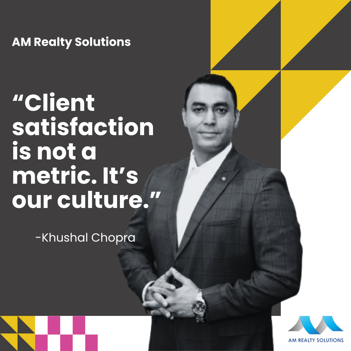 Client satisfaction is not a metric its our culture