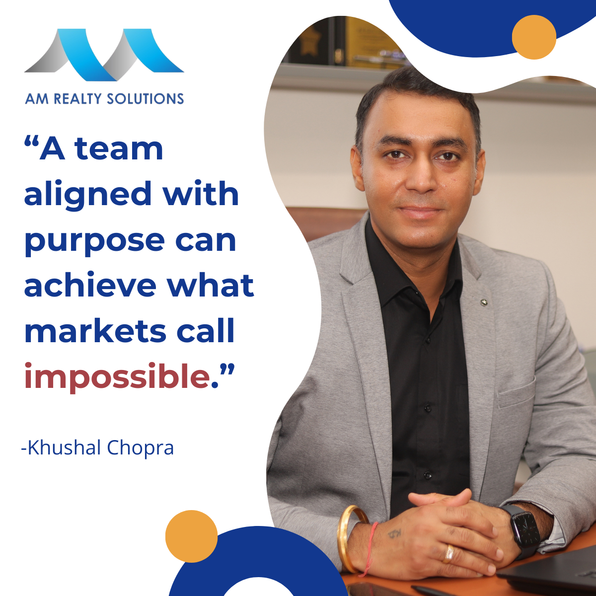 A team aligned with purpose can achieve what markets call impossible