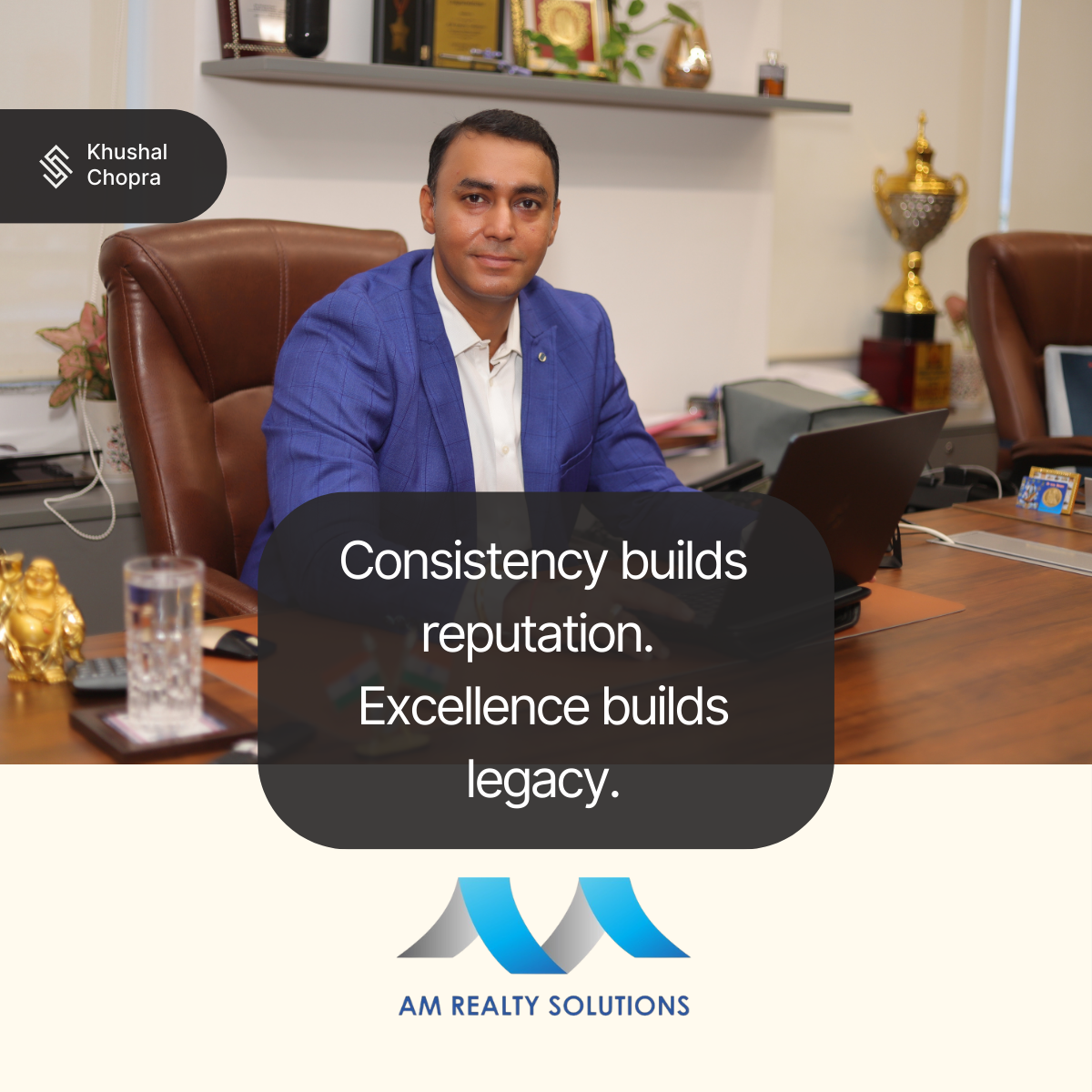 Consistency builds reputation excellence builds legacy